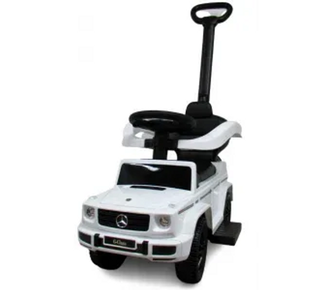 Masinuta de impins Mercedes G350 AMG R-Sport - Alb - Bebeboo - Totul pentru copii. Jucării, Hăinuțe, Perne, Mobilier, Textile
