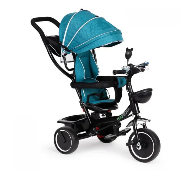 Tricicleta cu sezut rotativ Ecotoys JM-066-9 - Verde - Bebeboo - Totul pentru copii. Jucării, Hăinuțe, Perne, Mobilier, Textile