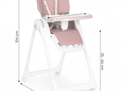 Scaun de masa pentru copii Ecotoys HA-013 - Roz