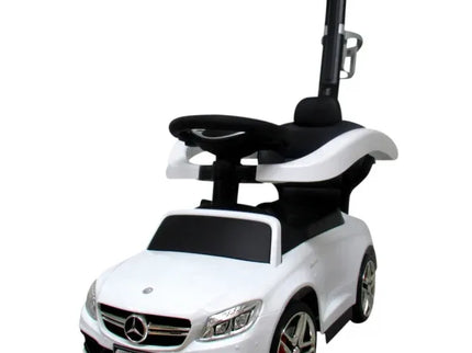 Masinuta de impins Mercedes C63 AMG R-Sport - Alb - Bebeboo - Totul pentru copii. Jucării, Hăinuțe, Perne, Mobilier, Textile