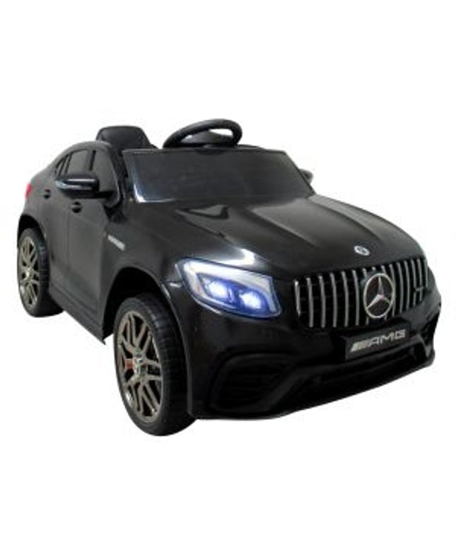 Masinuta electrica cu telecomanda 4 x 4, roti EVA, varsta 3-6 ani, Mercedes AMG GLC 63S, 115x61x55 CM, putere 180W R-Sport - Negru