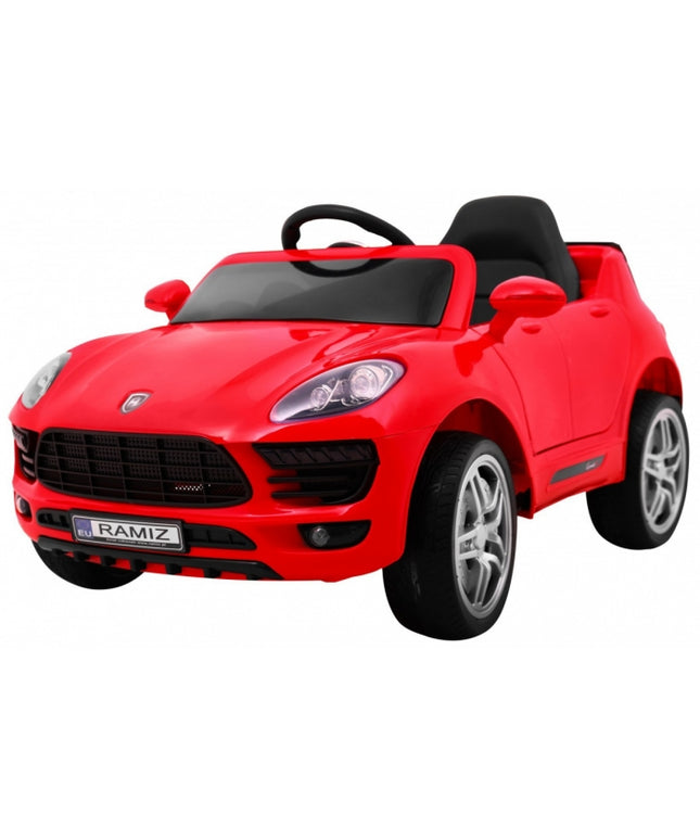 Masinuta electrica cu telecomanda TURBO-S, roti EVA, scaun din plastic, 101x63x51, putere 60W - Rosu