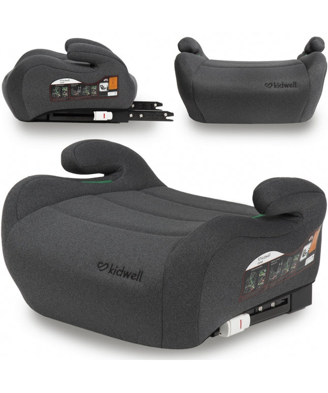 Inaltator auto 125-150 cm cu ISOFIX Kidwell Ovan - Gray
