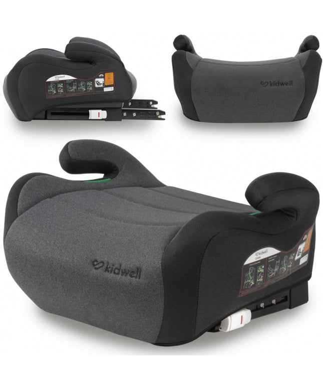 Inaltator auto 125-150 cm, cu ISOFIX Kidwell Ovan - Black Gray