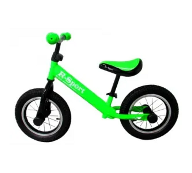 Bicicleta fara pedale cu roti gonflabile R2 R-Sport - Verde - Bebeboo - Totul pentru copii. Jucării, Hăinuțe, Perne, Mobilier, Textile