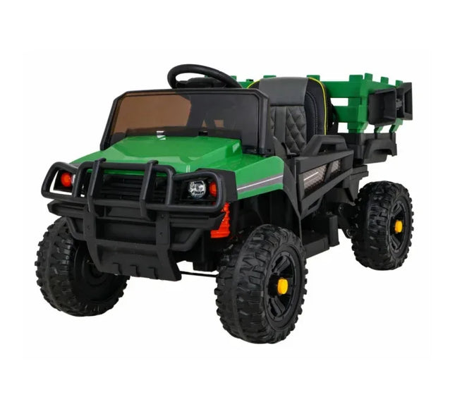 Masinuta electrica cu telecomanda FARMER PICK-UP, roti EVA, scaun tapitat, 116x66x65 cm, putere 70W - Verde - Bebeboo - Totul pentru copii. Jucării, Hăinuțe, Perne, Mobilier, Textile