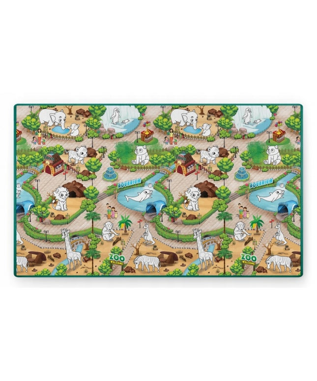 Salteluta de joaca XXL 200 x 120 x 0.3 cm Ricokids RK-343 - Zoo