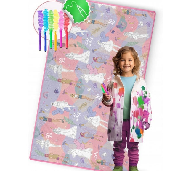 Salteluta de joaca XXL 200 x 120 x 0.3 cm Ricokids RK-343 - Fashion