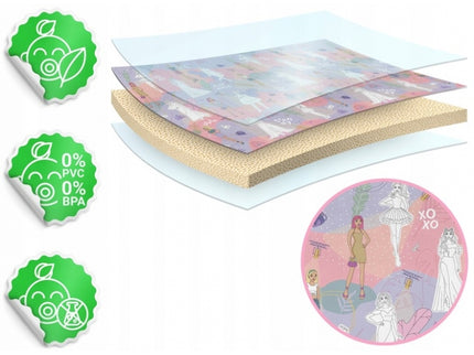 Salteluta de joaca XXL 200 x 120 x 0.3 cm Ricokids RK-343 - Fashion