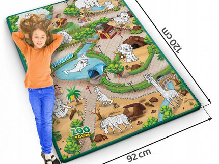 Salteluta de joaca 120 x 92 x 0.3 cm Ricokids RK-343 - Zoo