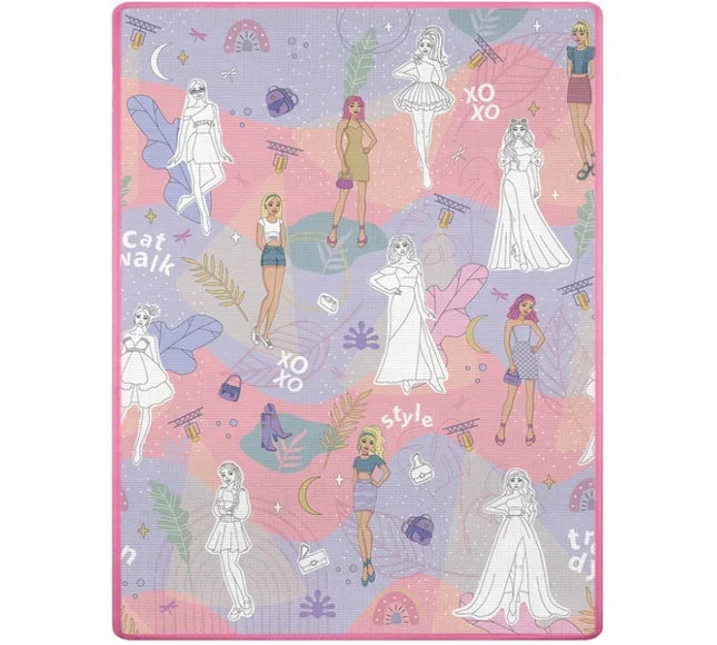 Salteluta de joaca 120 x 92 x 0.3 cm Ricokids RK-343 - Fashion - Bebeboo - Totul pentru copii. Jucării, Hăinuțe, Perne, Mobilier, Textile