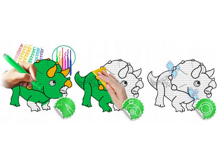 Salteluta de joaca 120 x 92 x 0.3 cm Ricokids RK-343 - Dino