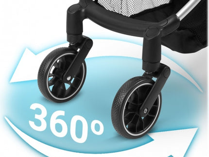 Carucior sport pentru copii, 78 x 33 x 104 cm, Nukido Paseo 716000 - Negru