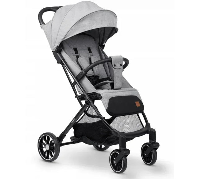 Carucior sport pentru copii, 78 x 33 x 104 cm, Nukido Paseo 716003 - Gri deschis - Bebeboo - Totul pentru copii. Jucării, Hăinuțe, Perne, Mobilier, Textile