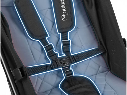 Carucior sport pentru copii, 78 x 33 x 104 cm, Nukido Paseo 716004 - Roz