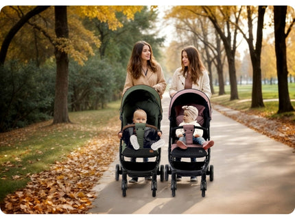 Carucior sport pentru copii, 78 x 33 x 104 cm, Nukido Paseo 716004 - Roz