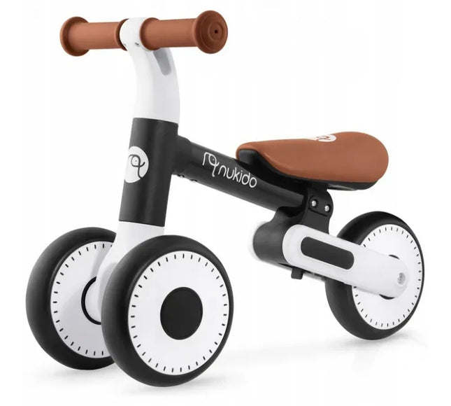 Bicicleta fara pedale pentru copii, 51 x 18.5 x 36 cm, roti EVA, Nukido NK-603 - Negru - Bebeboo - Totul pentru copii. Jucării, Hăinuțe, Perne, Mobilier, Textile