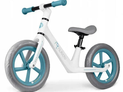 Bicicleta fara pedale pentru copii, 87 x 39 x 54 cm, roti EVA, Light Flee Nukido NK-604 - Albastru - Alb - Bebeboo - Totul pentru copii. Jucării, Hăinuțe, Perne, Mobilier, Textile