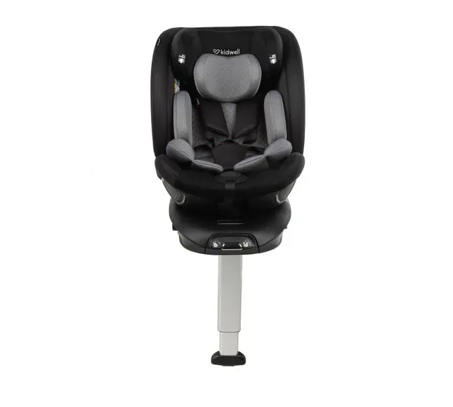 Scaun auto cu ISOFIX Kidwell GoCar, grupa 40-135 cm, i-Size, omologare R129 - Negru-Gri - Bebeboo - Totul pentru copii. Jucării, Hăinuțe, Perne, Mobilier, Textile