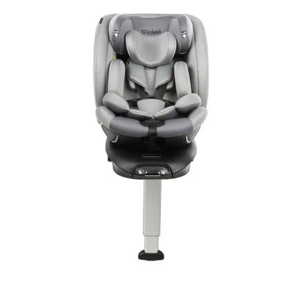 Scaun auto cu ISOFIX Kidwell GoCar, grupa 40-135 cm, i-Size, omologare R129 - Gri - Bebeboo - Totul pentru copii. Jucării, Hăinuțe, Perne, Mobilier, Textile