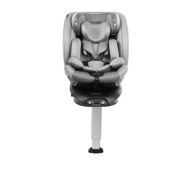 Scaun auto cu ISOFIX Kidwell GoCar, grupa 40-135 cm, i-Size, omologare R129 - Gri - Bebeboo - Totul pentru copii. Jucării, Hăinuțe, Perne, Mobilier, Textile