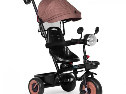 Tricicleta 3 in 1 pentru copii, scaun rotativ 360°, roti din spuma EVA, Ecotoys WQL-066-51 - Bej - Bebeboo - Totul pentru copii. Jucării, Hăinuțe, Perne, Mobilier, Textile