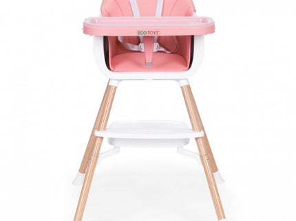 Scaun de masa 2 in 1 Ecotoys HC508 - Roz