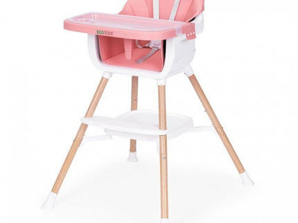 Scaun de masa 2 in 1 Ecotoys HC508 - Roz