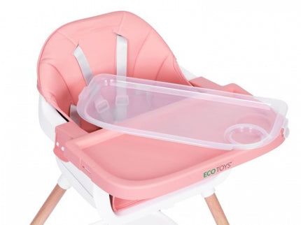 Scaun de masa 2 in 1 Ecotoys HC508 - Roz