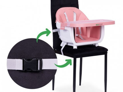 Scaun de masa 2 in 1 Ecotoys HC508 - Roz