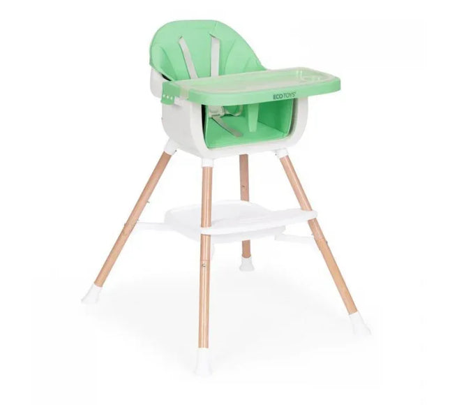 Scaun de masa 2 in 1 Ecotoys HC508 - Verde - Bebeboo - Totul pentru copii. Jucării, Hăinuțe, Perne, Mobilier, Textile