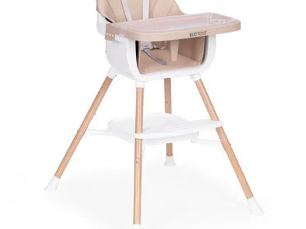 Scaun de masa 2 in 1 Ecotoys HC508 - Bej - Bebeboo - Totul pentru copii. Jucării, Hăinuțe, Perne, Mobilier, Textile