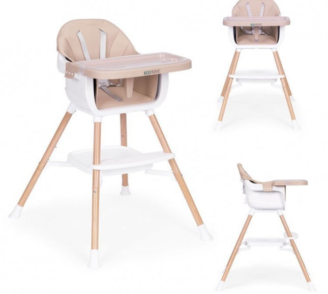 Scaun de masa 2 in 1 Ecotoys HC508 - Bej