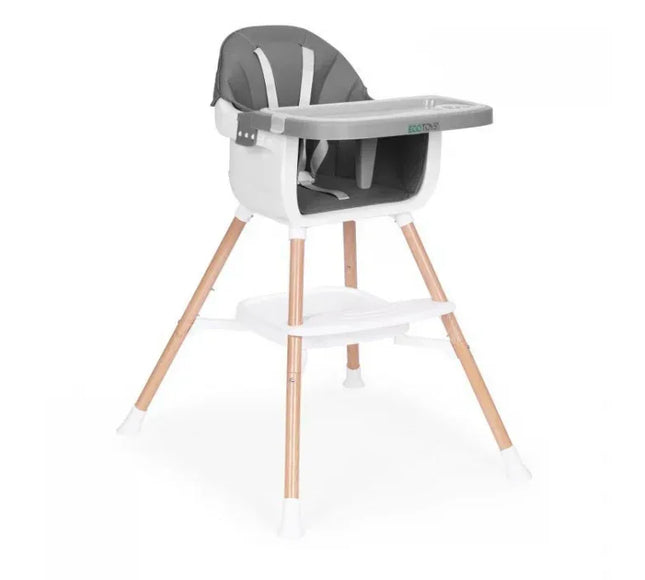 Scaun de masa 2 in 1 Ecotoys HC508 - Gri - Bebeboo - Totul pentru copii. Jucării, Hăinuțe, Perne, Mobilier, Textile