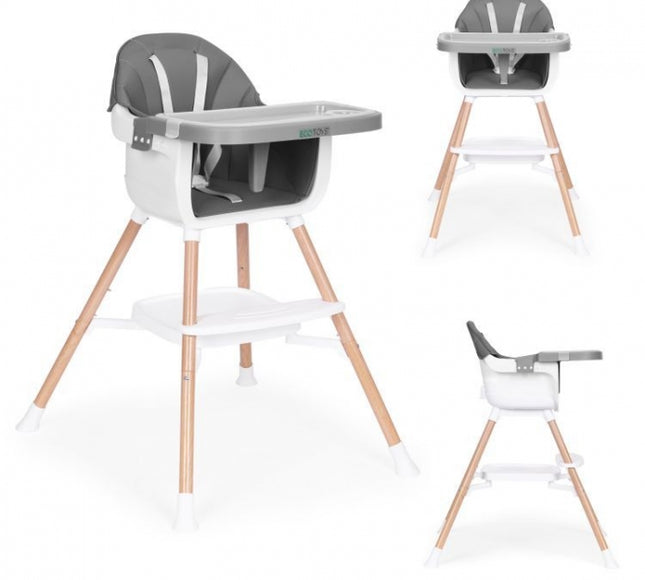 Scaun de masa 2 in 1 Ecotoys HC508 - Gri