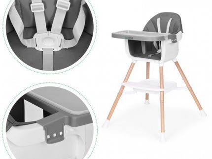 Scaun de masa 2 in 1 Ecotoys HC508 - Gri