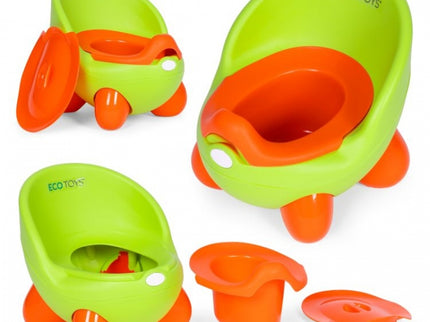 Olita pentru copii, insertie detasabila, picioare antiderapante Ecotoys PP112 - Verde