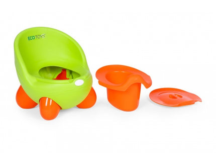 Olita pentru copii, insertie detasabila, picioare antiderapante Ecotoys PP112 - Verde