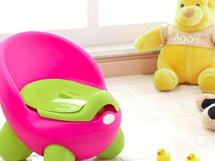 Olita pentru copii, insertie detasabila, picioare antiderapante Ecotoys PP112 - Roz-Verde