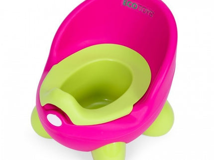 Olita pentru copii, insertie detasabila, picioare antiderapante Ecotoys PP112 - Roz-Verde