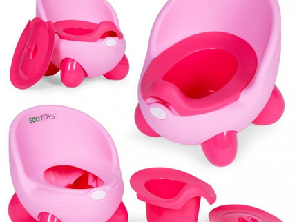 Olita pentru copii, insertie detasabila, picioare antiderapante Ecotoys PP112 - Roz