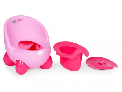 Olita pentru copii, insertie detasabila, picioare antiderapante Ecotoys PP112 - Roz