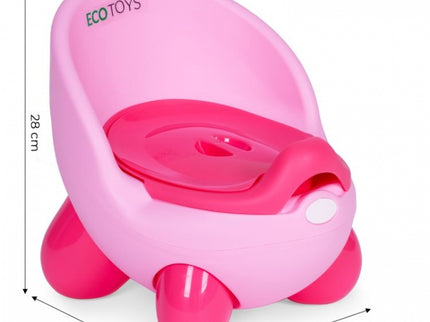 Olita pentru copii, insertie detasabila, picioare antiderapante Ecotoys PP112 - Roz