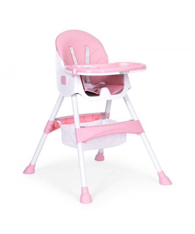 Scaun de masa pentru copii Ecotoys HC521 - Roz