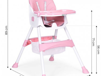 Scaun de masa pentru copii Ecotoys HC521 - Roz
