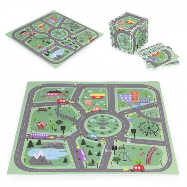 Salteluta de joaca pentru copii 90.5 x 90.5 x 1 cm ECOEVA021 - Orasel