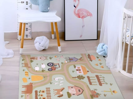 Salteluta de joaca pentru copii 90.5 x 90.5 x 1 cm ECOEVA019 - Ferma