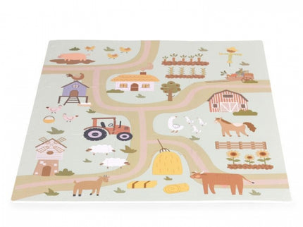 Salteluta de joaca pentru copii 90.5 x 90.5 x 1 cm ECOEVA019 - Ferma