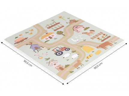 Salteluta de joaca pentru copii 90.5 x 90.5 x 1 cm ECOEVA019 - Ferma