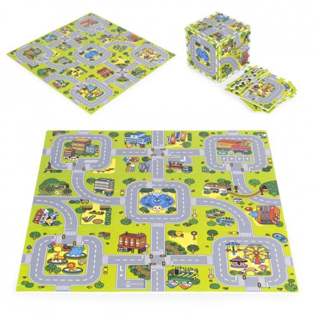 Salteluta de joaca pentru copii 90.5 x 90.5 x 1 cm ECOEVA018 - Orasel